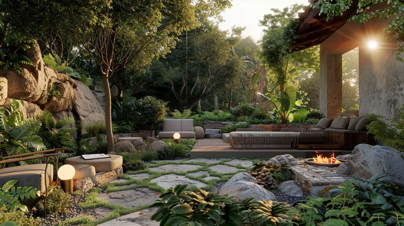 Stone Patio Design Ideas for a Stunning Backyard Makeover