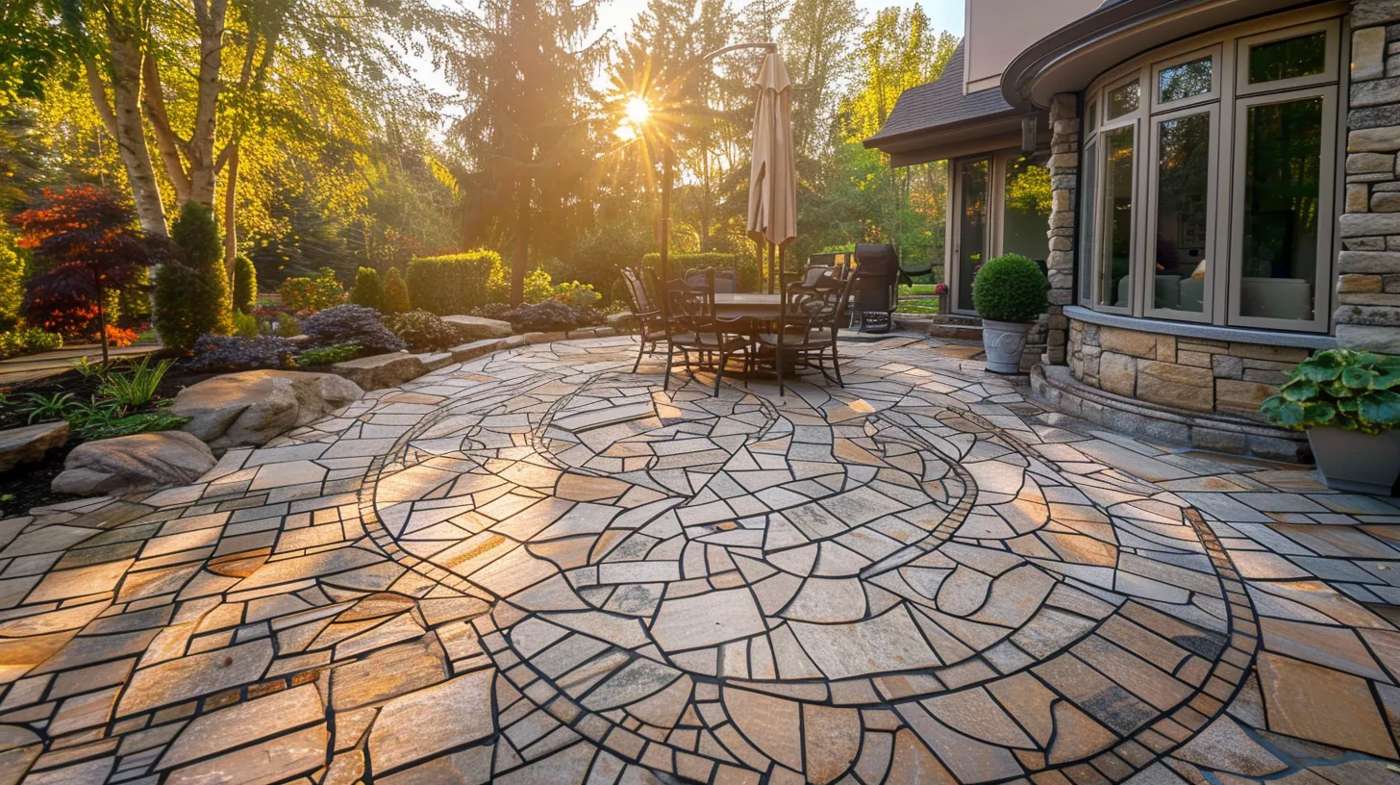 Stone Patio Design Ideas for a Stunning Backyard Makeover